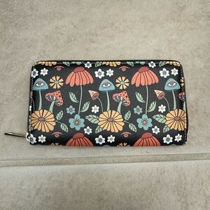 Mushroom Zip Wallet